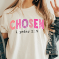 Chosen 1 peter 2:9 | 100% Cotton Tshirt | Teacher Shirt | Stylish Trendy Apparel nn