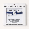 Don't Settle, Romans 12:2